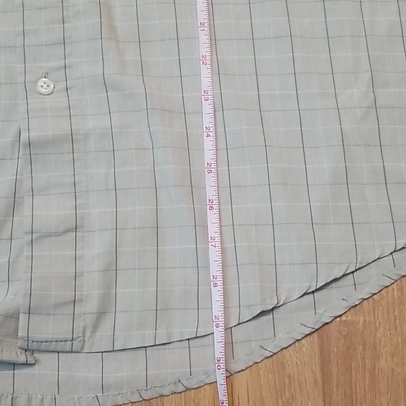 Arrow mens plaid short sleeve button up large - Picture 9 of 9